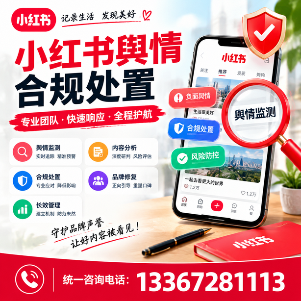 定安小红书舆情合规处置
